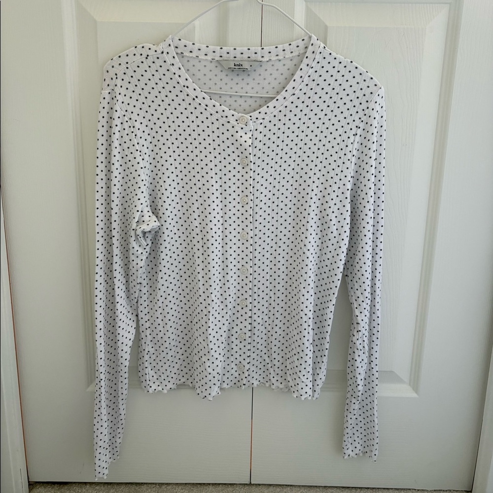 Knix polka dots cardigan